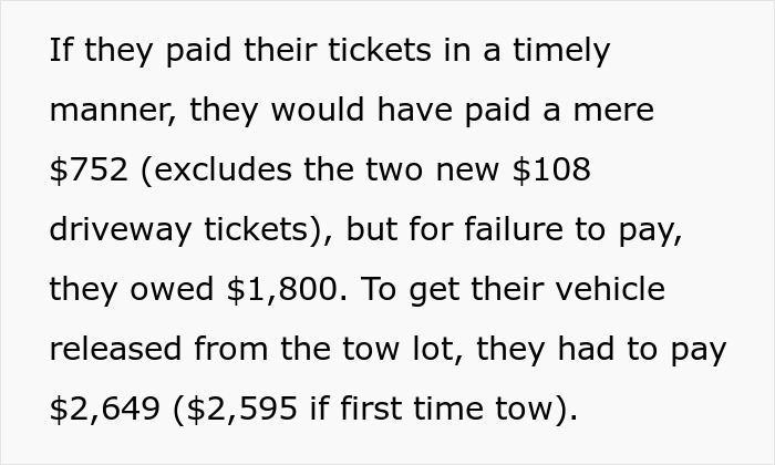 &ldquo;Stupidity Has A Steep Price&rdquo;: Blocked Driveway Sets Off A Domino Effect, Costing Entitled Neighbor Thousands