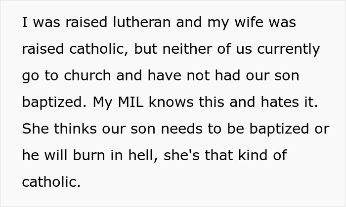 Couple Returns From Trip To Discover MIL Secretly Baptized Their Child, Dad Has Major Meltdown