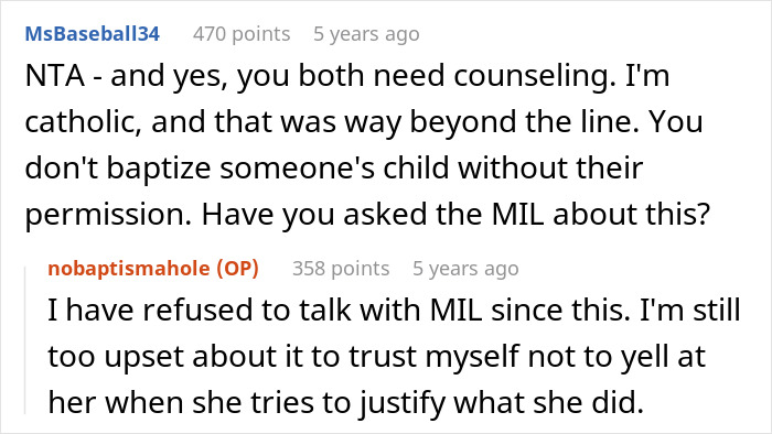 Couple Returns From Trip To Discover MIL Secretly Baptized Their Child, Dad Has Major Meltdown