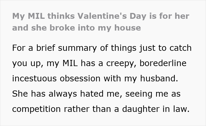 “She’s Very Mentally Ill”: MIL Calls Cops On DIL After Learning Son Is Spending Valentine’s With Her