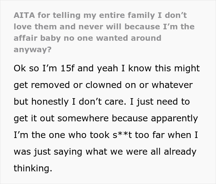 Teen Spends Years Being Ignored By Family For Being “Affair Baby”, Finally Reveals Her Real Feelings
