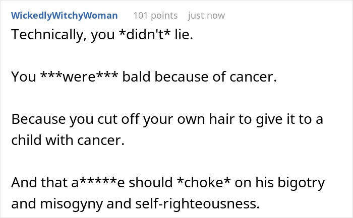 Rude Guy Faces Karma After Calling Short-Haired Woman Gay, She Makes Him Think She Had Cancer