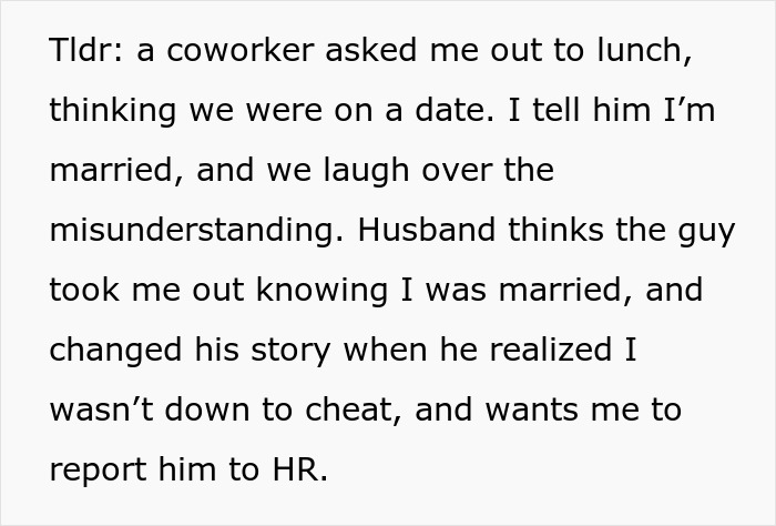 Friendly Work Lunch Turns Awkward After Marriage Reveal, Husband Suspects Hidden Motives Friendly Work Lunch Turns Awkward After Marriage Reveal, Husband Suspects Hidden Motives