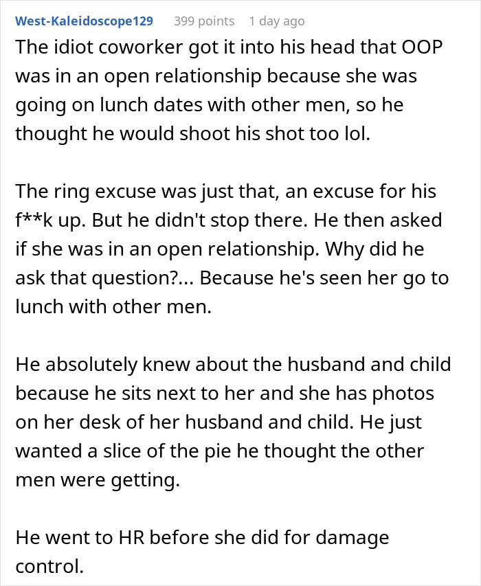 Friendly Work Lunch Turns Awkward After Marriage Reveal, Husband Suspects Hidden Motives Friendly Work Lunch Turns Awkward After Marriage Reveal, Husband Suspects Hidden Motives
