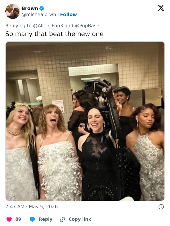 “Yikes”: This Year&rsquo;s Met Gala Bathroom Selfie Is Going Viral For All The Wrong Reasons