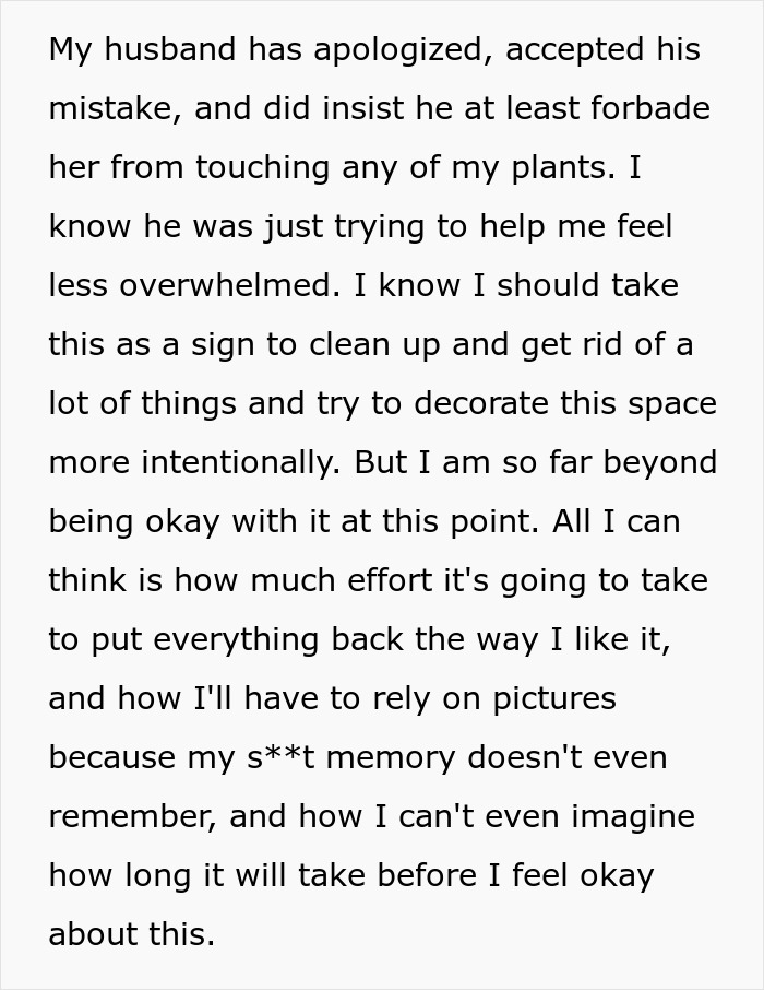 Man Lets Mom Secretly Rearrange House, It Leaves His Wife In Tears, He Realizes He Messed Up Man Lets Mom Secretly Rearrange House, It Leaves His Wife In Tears, He Realizes He Messed Up