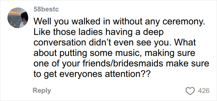 Wedding Influencer Given A Reality Check After Calling Out Guests For Ignoring Her Big Moment