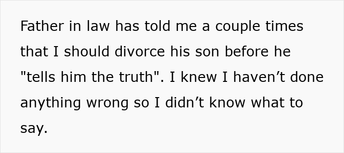 Nasty FIL Calls DIL A Gold Digger And Ruins His Son’s Marriage With Fake Cheating Rumors About Her Nasty FIL Calls DIL A Gold Digger And Ruins His Son’s Marriage With Fake Cheating Rumors About Her
