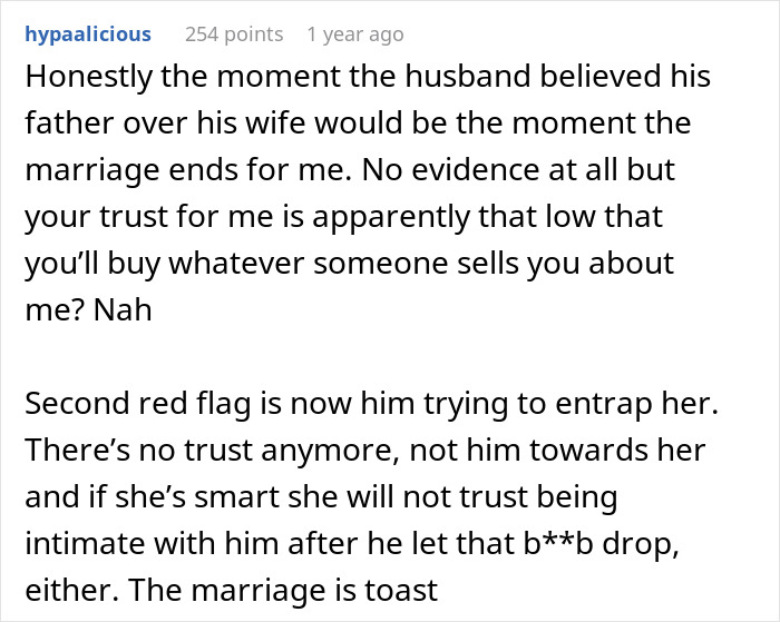 Nasty FIL Calls DIL A Gold Digger And Ruins His Son’s Marriage With Fake Cheating Rumors About Her Nasty FIL Calls DIL A Gold Digger And Ruins His Son’s Marriage With Fake Cheating Rumors About Her