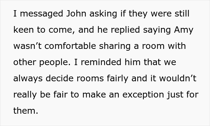 Man Refuses To Give A Separate Room For Friend Just Because His Fiancee Asked,Gets Uninvited From Wedding