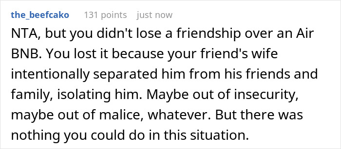 Man Refuses To Give A Separate Room For Friend Just Because His Fiancee Asked,Gets Uninvited From Wedding