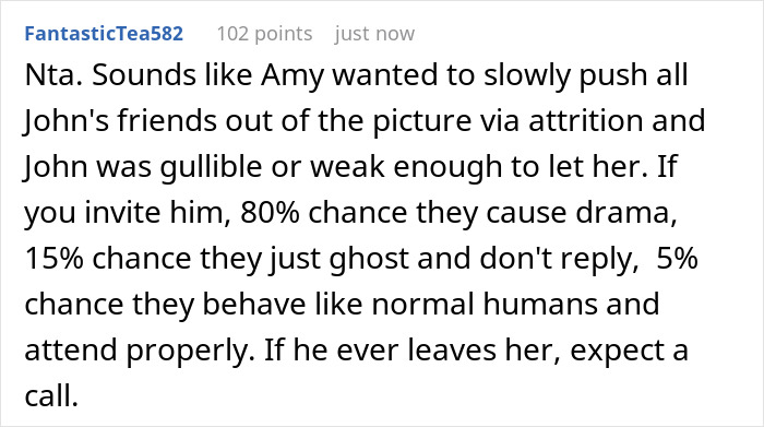 Man Refuses To Give A Separate Room For Friend Just Because His Fiancee Asked,Gets Uninvited From Wedding