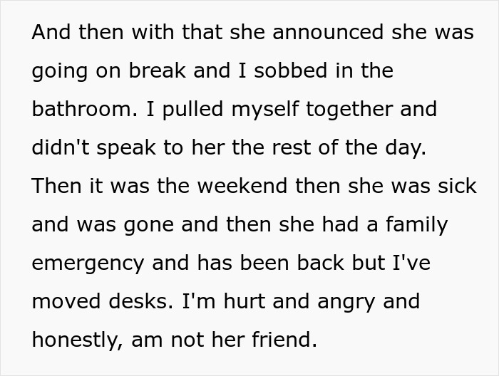 Coworker Leaves Woman Sobbing In Bathroom After Her Miscarriage, Then Reports Her To HR