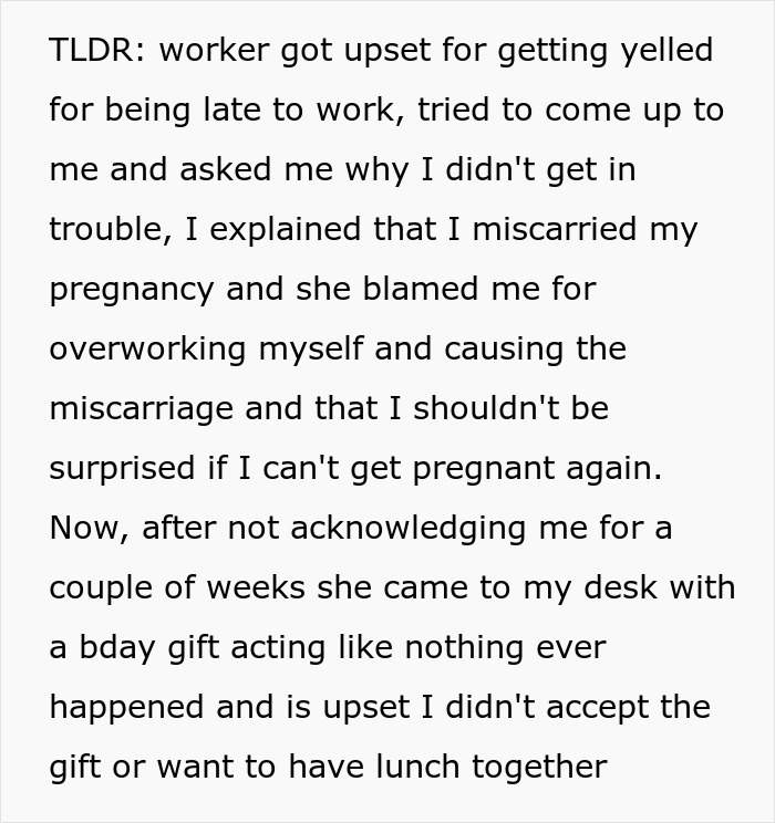 Coworker Leaves Woman Sobbing In Bathroom After Her Miscarriage, Then Reports Her To HR