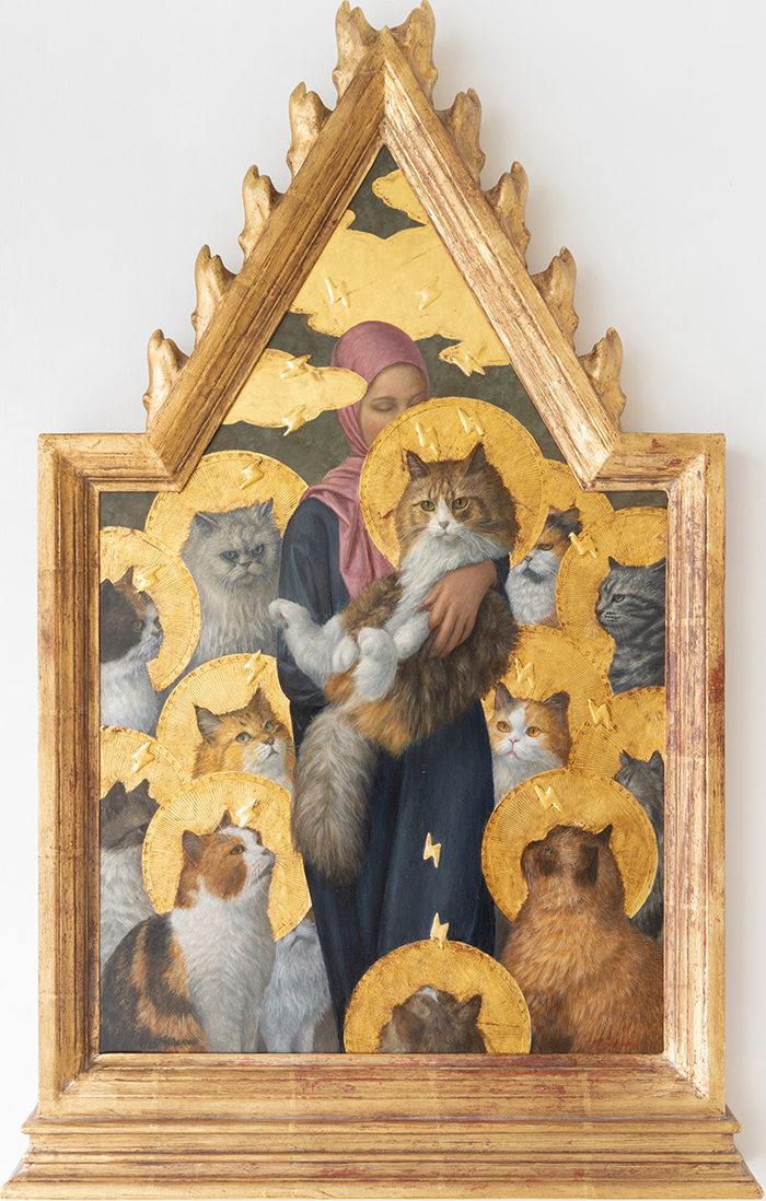 20 Cat Artworks By Tokuhiro Kawai That Look Like Lost Portraits From A Fantasy Feline Kingdom
