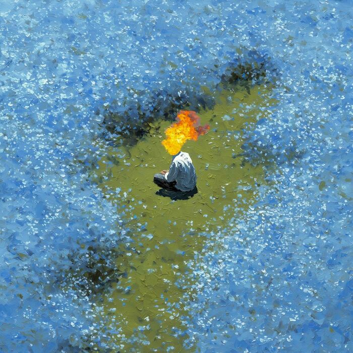 75 Cinematic Digital Artworks By This Artist That Perfectly Capture The Hidden Weight Of Human Emotions
