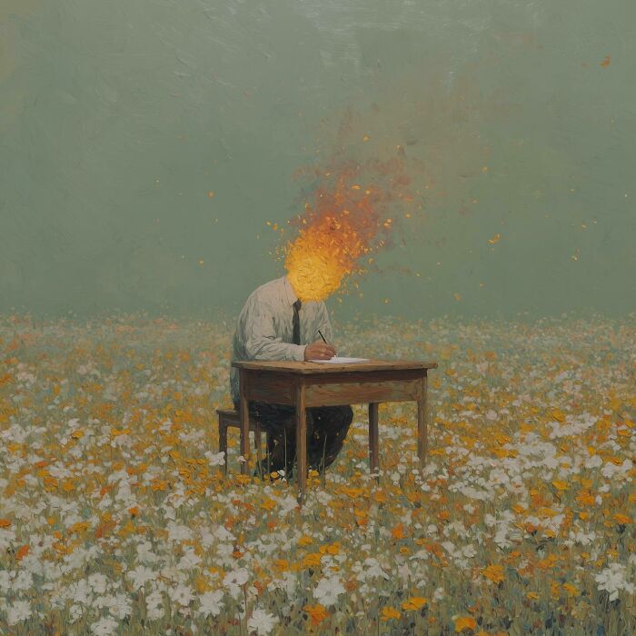 75 Cinematic Digital Artworks By This Artist That Perfectly Capture The Hidden Weight Of Human Emotions