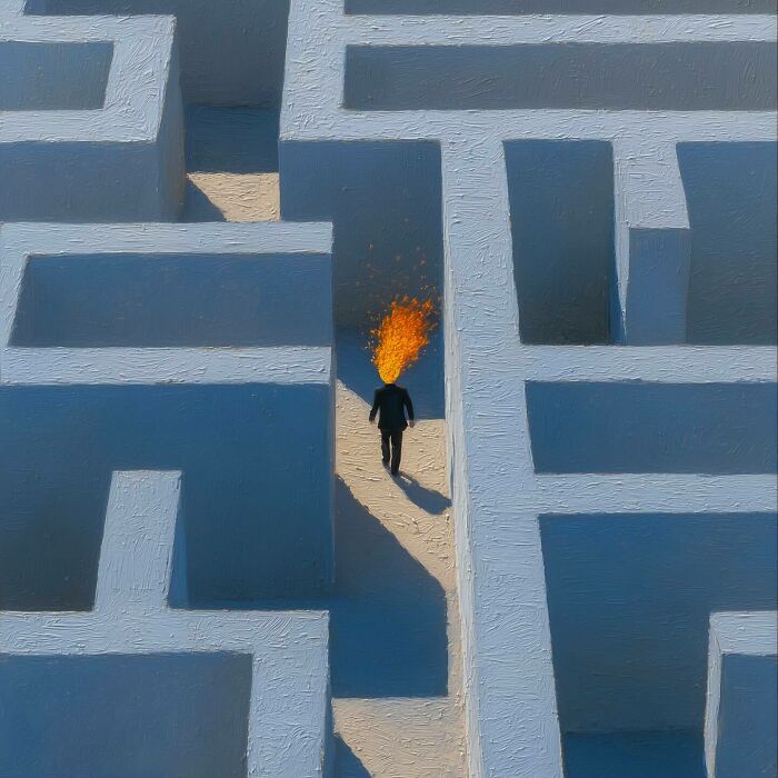 75 Cinematic Digital Artworks By This Artist That Perfectly Capture The Hidden Weight Of Human Emotions