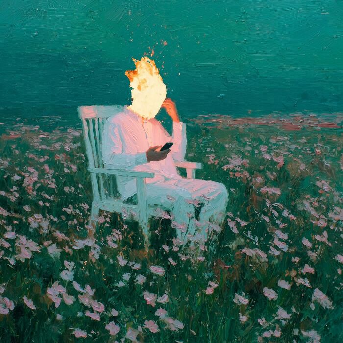 75 Cinematic Digital Artworks By This Artist That Perfectly Capture The Hidden Weight Of Human Emotions