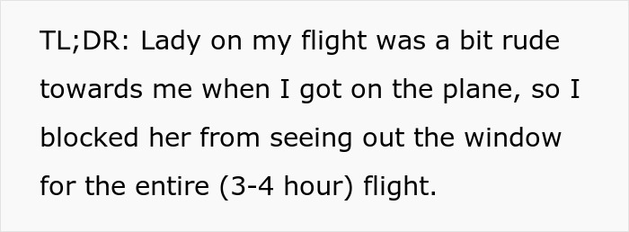 Woman Insults Man On A Plane, He Makes Sure She Regrets It For The Next 4 Hours