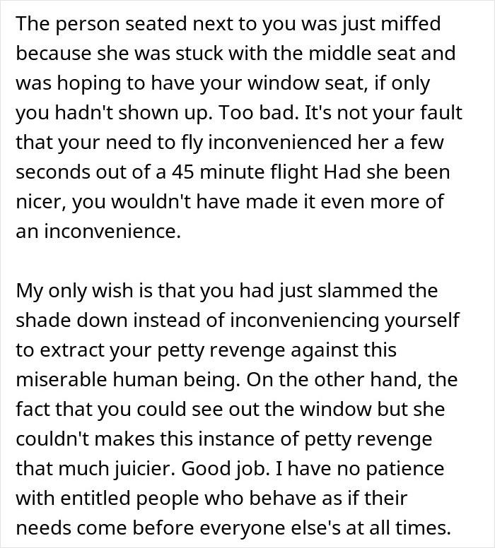 Woman Insults Man On A Plane, He Makes Sure She Regrets It For The Next 4 Hours