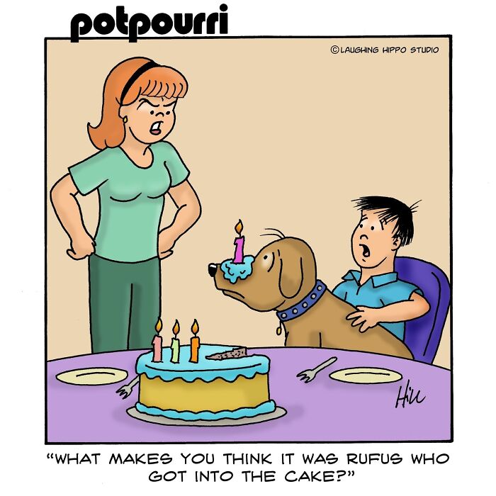 This Artist&rsquo;s 30 Comics That Prove Dogs Are Adorable, Chaotic, And Slightly Unhinged Roommates