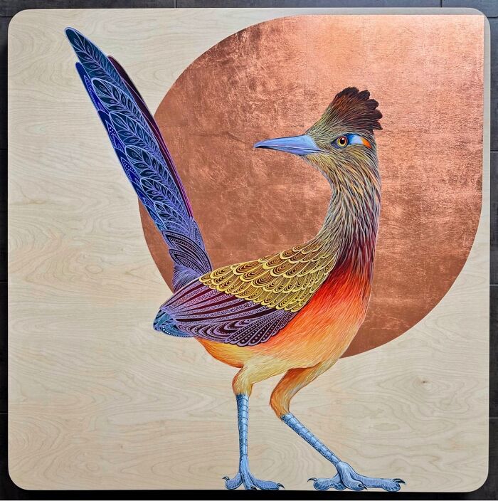 This Artist Gives Traditional Bird Painting A Fresh, Sparkling Twist (26 Pics)