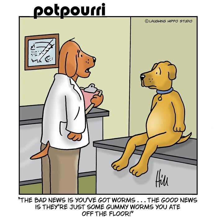 This Artist&rsquo;s 30 Comics That Prove Dogs Are Adorable, Chaotic, And Slightly Unhinged Roommates