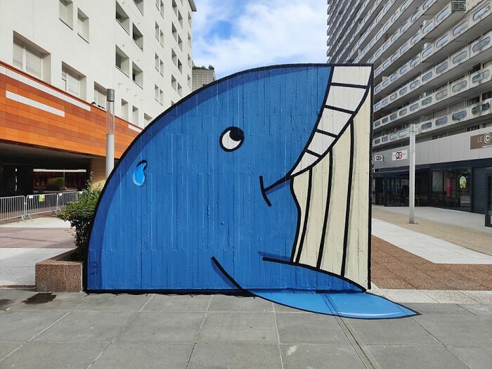This Artist Turns Cracks And Broken Walls Into Art, 40 Clever Street Interventions By Oakoak (New Pics)