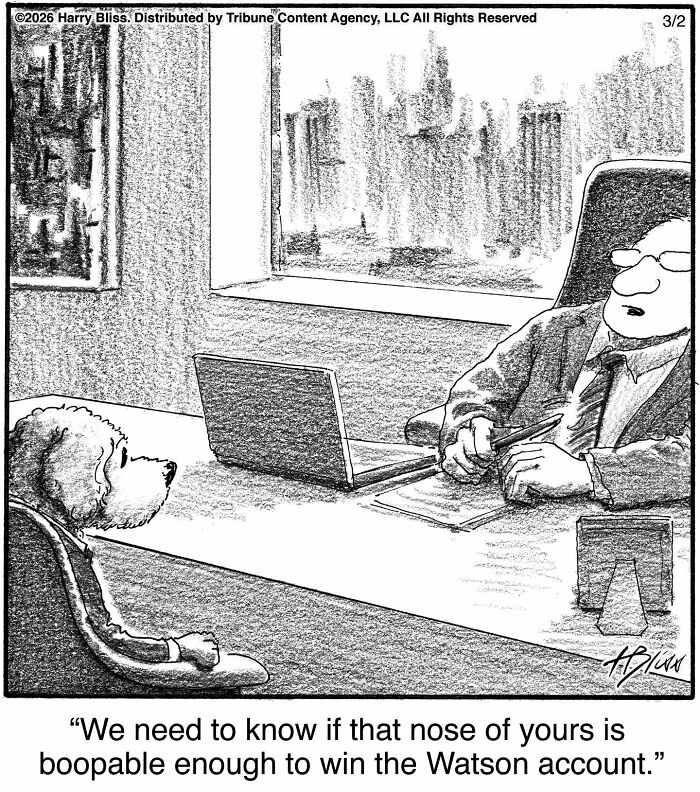 This New Yorker Cartoonist Creates Wholesome And Humorous One-Panel Dog Comics (40 Pics)