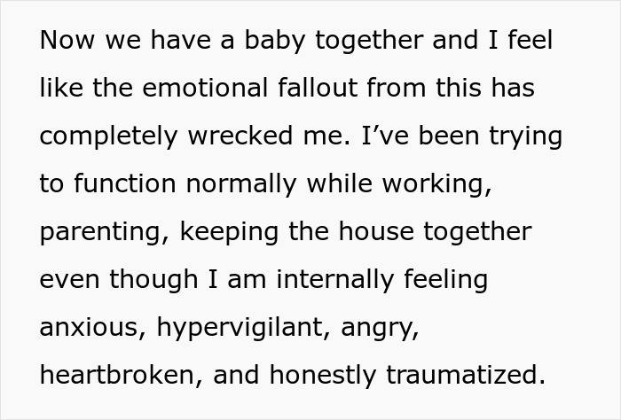 Mistress Exposes Guy’s 2.5-Year-Long Affair, Postpartum Wife Severely Traumatized By The Truth