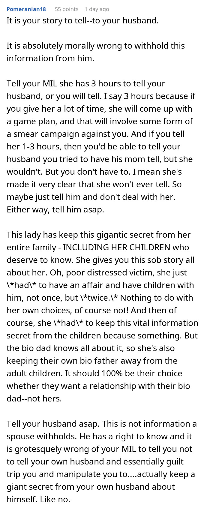 Woman Horrified After Learning Sneaky MIL’s 30-Year Secret, Can&rsquo;t Believe Husband Is An Affair Kid
