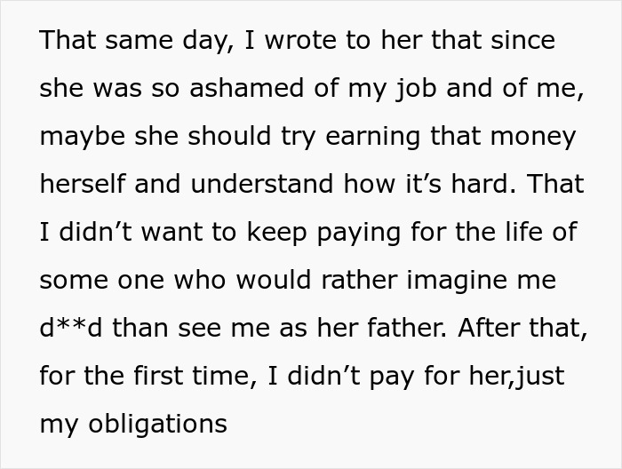 20YO Calls Dad “Family Driver” In Front Of Friends, He Takes Away Her Funds As She’s Ashamed Of Him