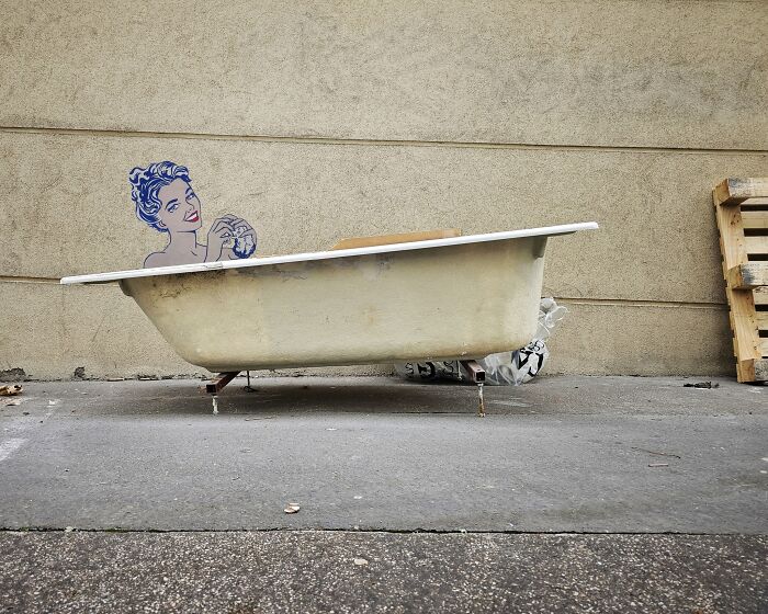 This Artist Turns Cracks And Broken Walls Into Art, 40 Clever Street Interventions By Oakoak (New Pics)