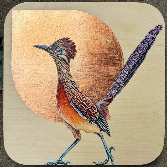 This Artist Gives Traditional Bird Painting A Fresh, Sparkling Twist (26 Pics)