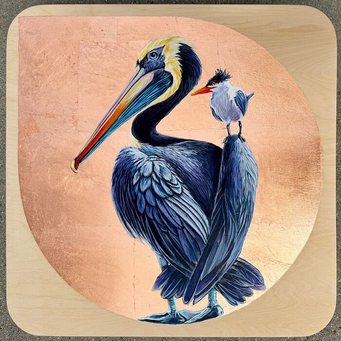 This Artist Gives Traditional Bird Painting A Fresh, Sparkling Twist (26 Pics)
