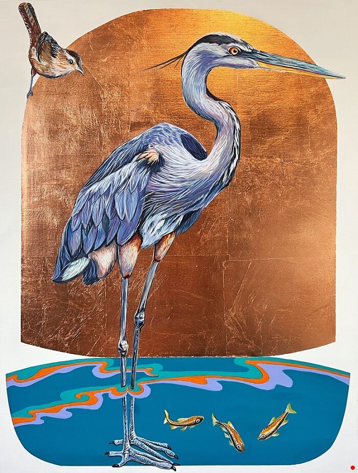 This Artist Gives Traditional Bird Painting A Fresh, Sparkling Twist (26 Pics)
