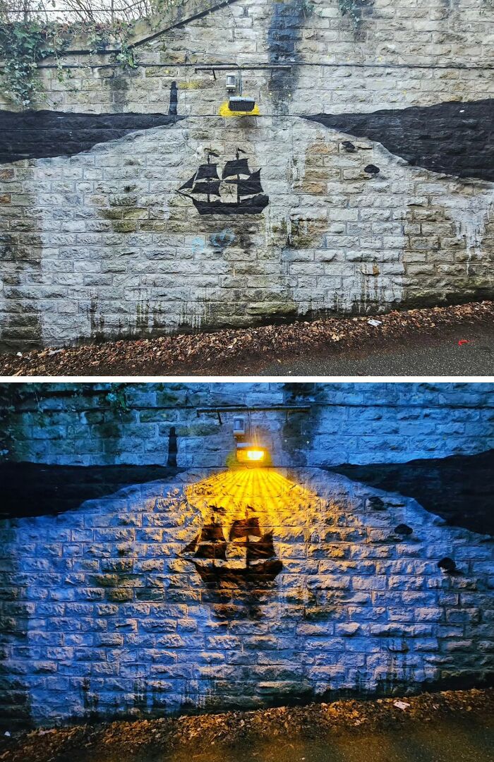 This Artist Turns Cracks And Broken Walls Into Art, 40 Clever Street Interventions By Oakoak (New Pics)