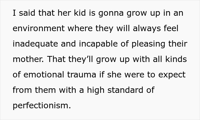 BIL Tells “Smug Perfectionist” SIL If She Doesn’t Change, It Will Affect Her Future Kid, She’s Hurt
