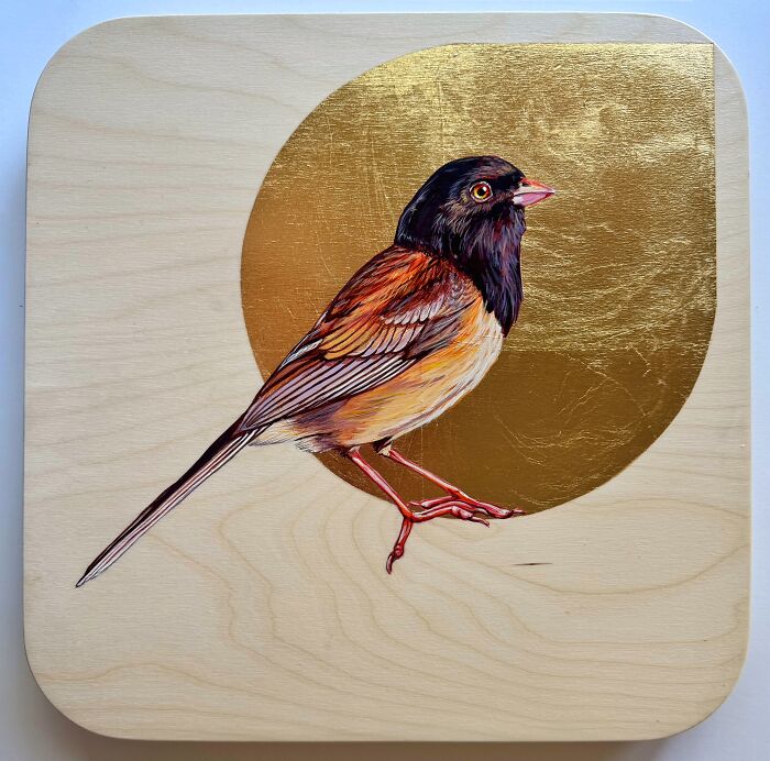 This Artist Gives Traditional Bird Painting A Fresh, Sparkling Twist (26 Pics)