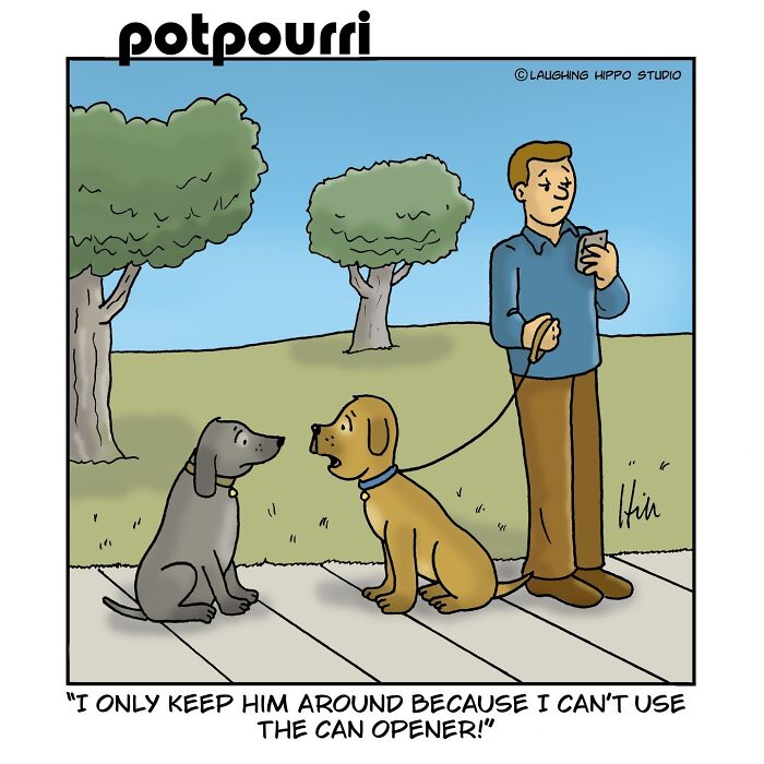 This Artist&rsquo;s 30 Comics That Prove Dogs Are Adorable, Chaotic, And Slightly Unhinged Roommates