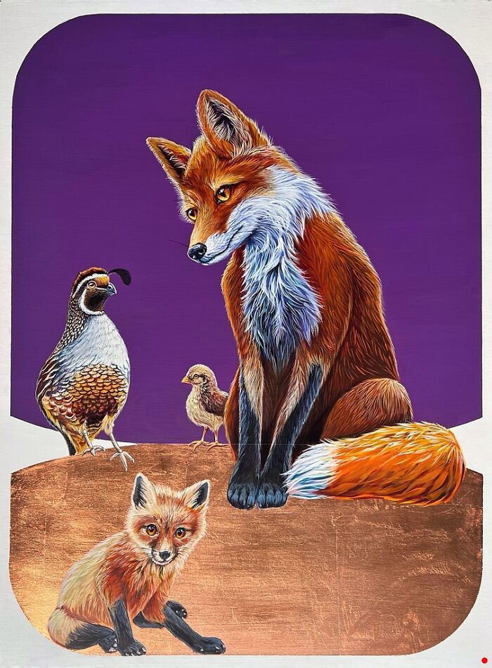 This Artist Gives Traditional Bird Painting A Fresh, Sparkling Twist (26 Pics)