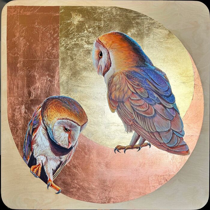 This Artist Gives Traditional Bird Painting A Fresh, Sparkling Twist (26 Pics)