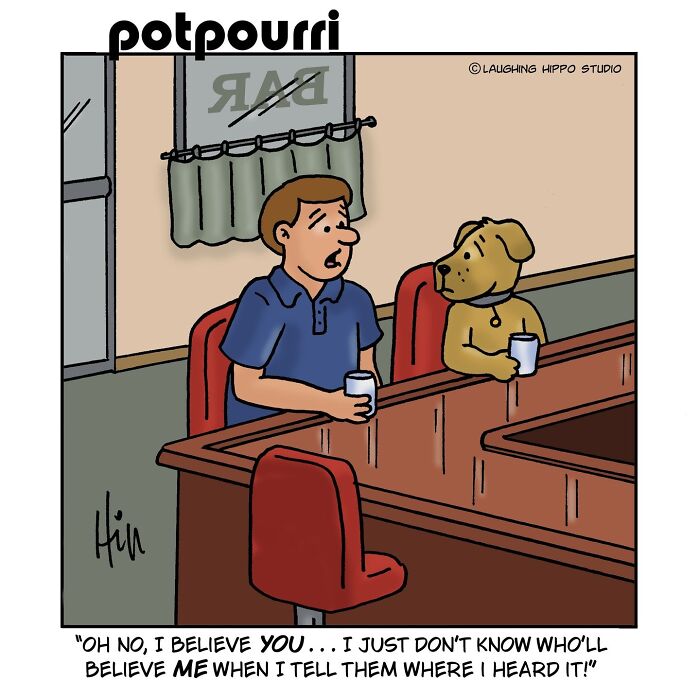 This Artist&rsquo;s 30 Comics That Prove Dogs Are Adorable, Chaotic, And Slightly Unhinged Roommates