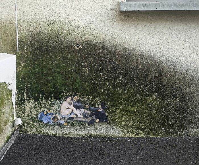 This Artist Turns Cracks And Broken Walls Into Art, 40 Clever Street Interventions By Oakoak (New Pics)