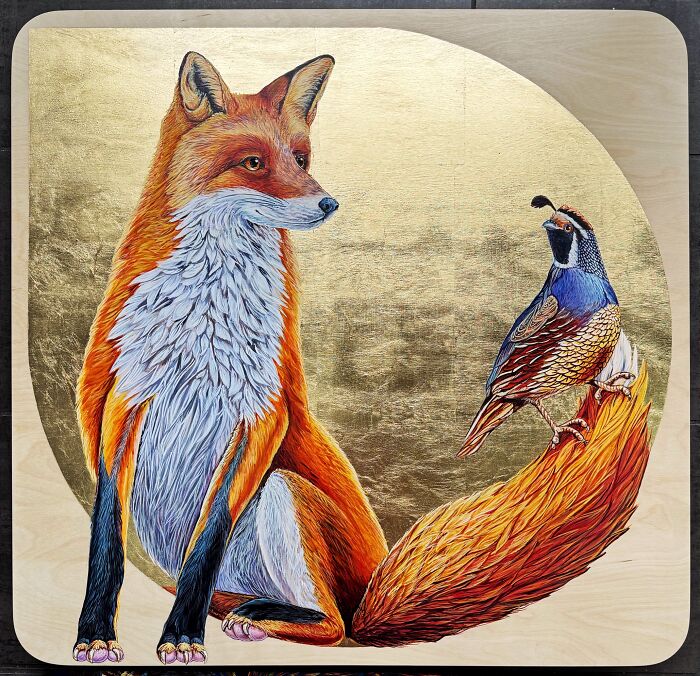 This Artist Gives Traditional Bird Painting A Fresh, Sparkling Twist (26 Pics)