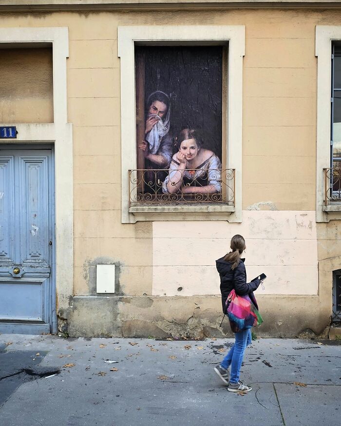 This Artist Turns Cracks And Broken Walls Into Art, 40 Clever Street Interventions By Oakoak (New Pics)