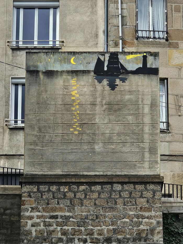 This Artist Turns Cracks And Broken Walls Into Art, 40 Clever Street Interventions By Oakoak (New Pics)