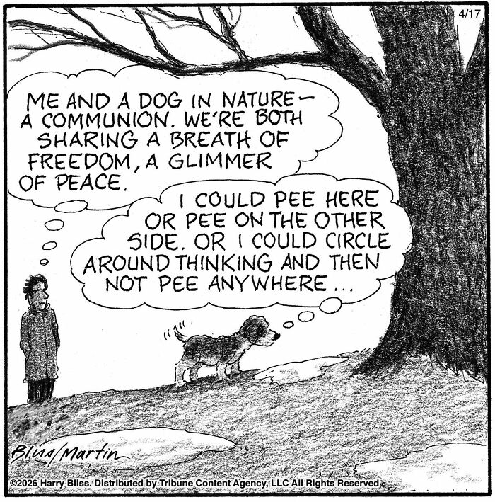 This New Yorker Cartoonist Creates Wholesome And Humorous One-Panel Dog Comics (40 Pics)