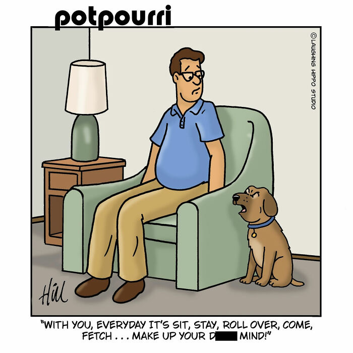 This Artist&rsquo;s 30 Comics That Prove Dogs Are Adorable, Chaotic, And Slightly Unhinged Roommates